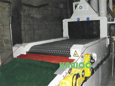 Fil Mesh Conveyor Type de machine de Mesh Belt Passing Shot Blasting de pièces d'auto