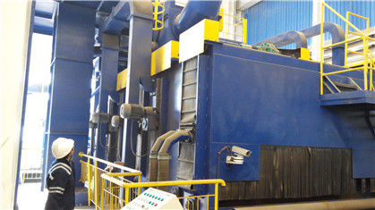 Nettoyage de plaque d'acier de machine de grenaillage de plaque d'acier du traitement préparatoire ISO9001