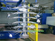 Machine rotatoire de grenaillage de crochet pour l'ébavurage en aluminium de préparation de surface de pièces